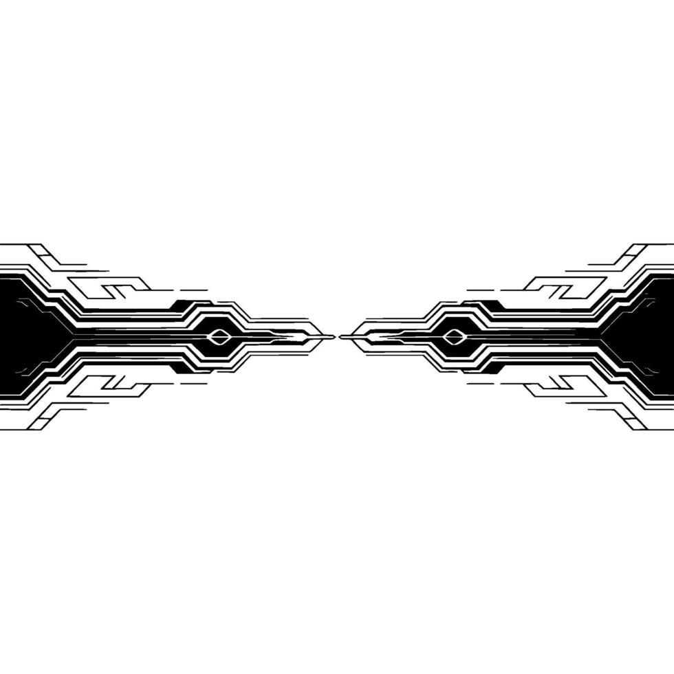 Abstract Circuit Board , Symmetry, Digital Technology Background vector