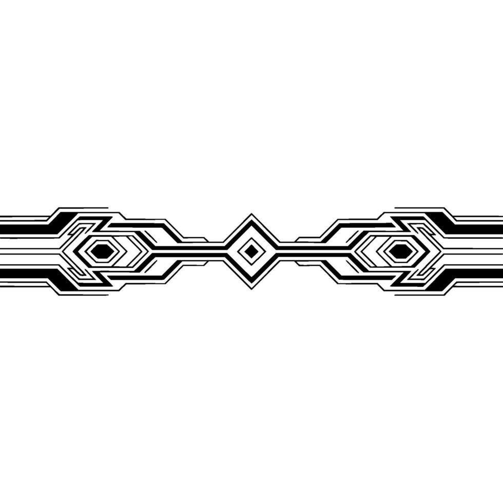 Abstract Geometric Divider With Black Lines on Gradient Background vector