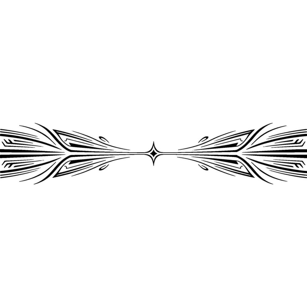 Abstract Linear Ornament Minimalist Tribal on Gradient Background vector