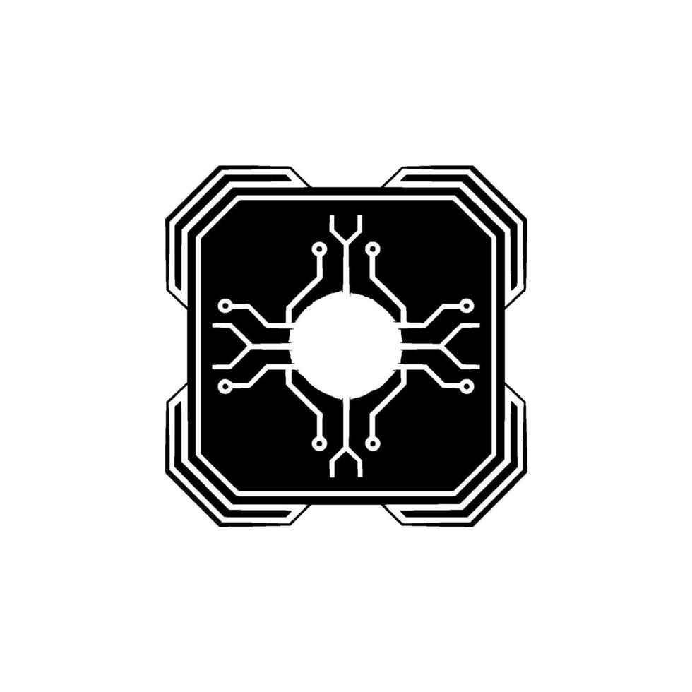 Futuristic Circuit Board , Modern Tech Concept vector