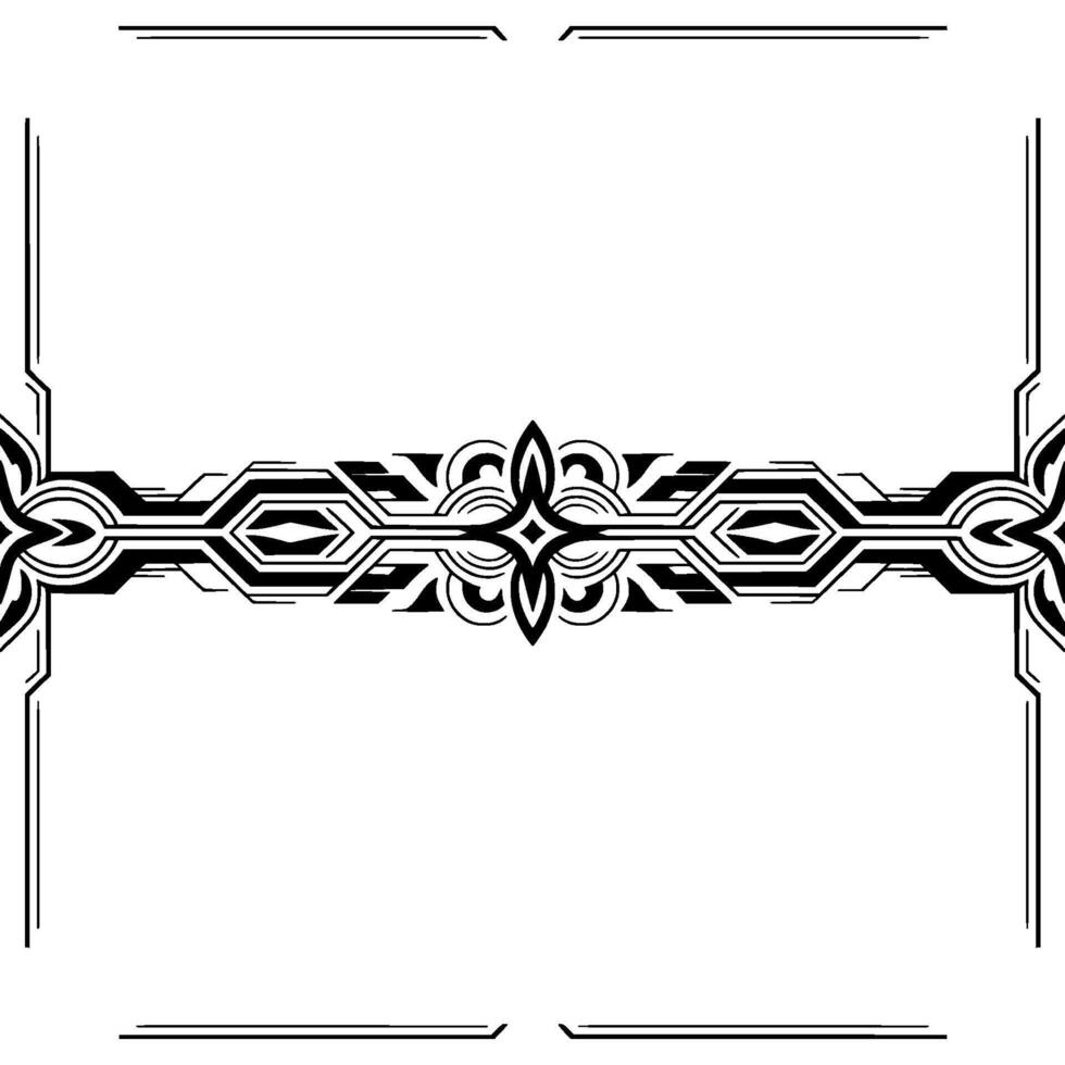 Modern Geometric Frame Element, Abstract Line , Illustration vector