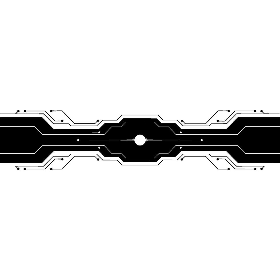 Futuristic Tech Background With Circuit Board Elements, Minimalist vector