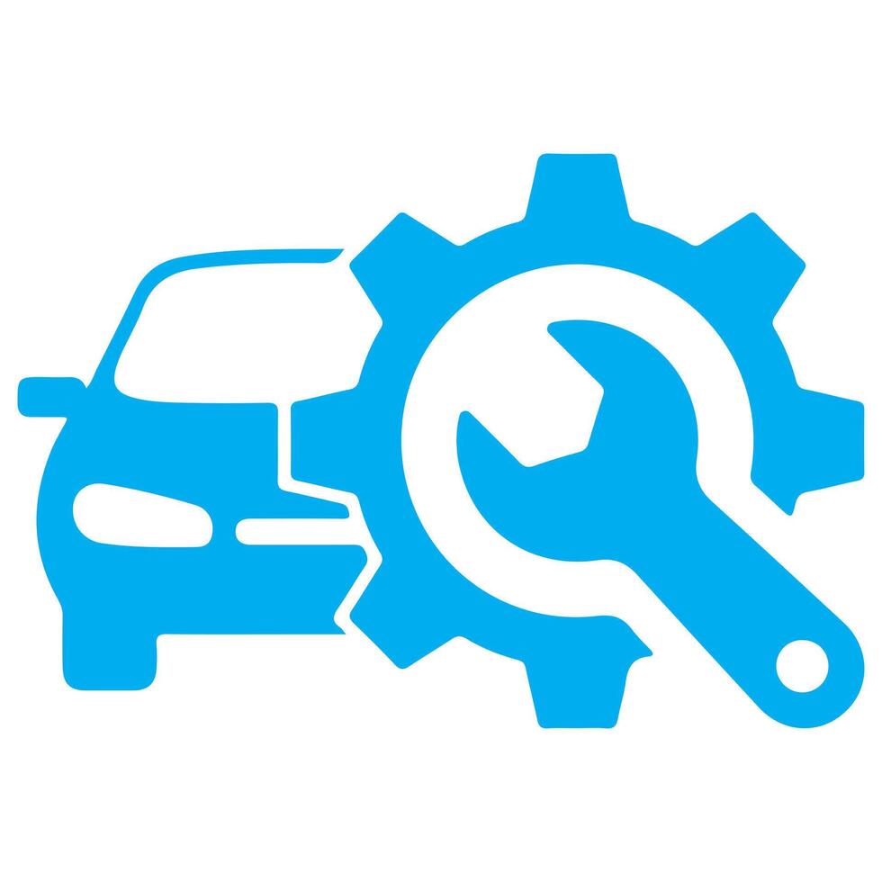 Wrench and tools icon for repair and service illustration vector