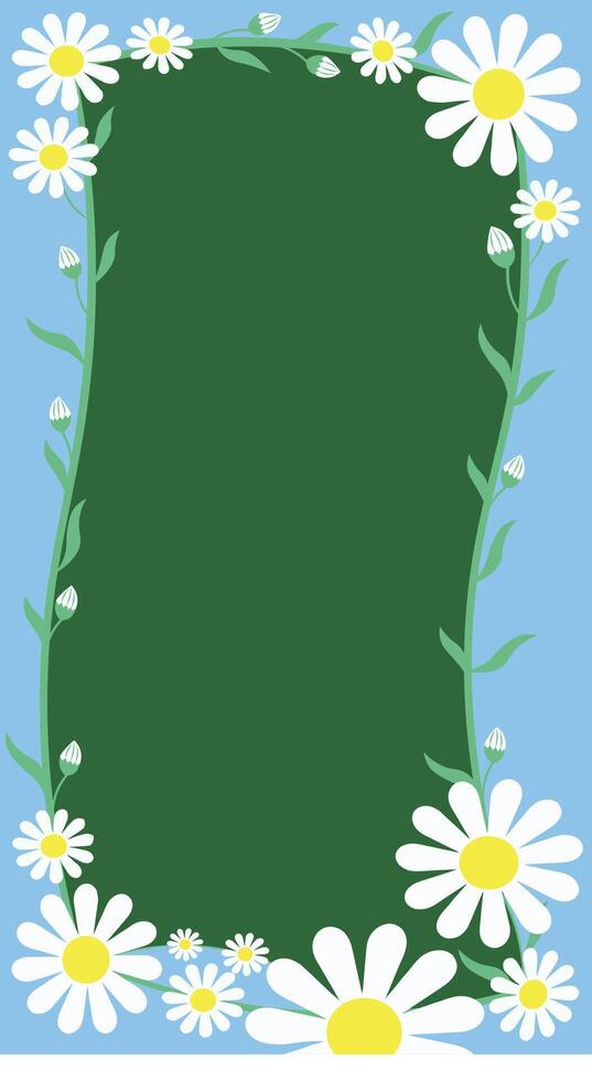 The daisy frame vector