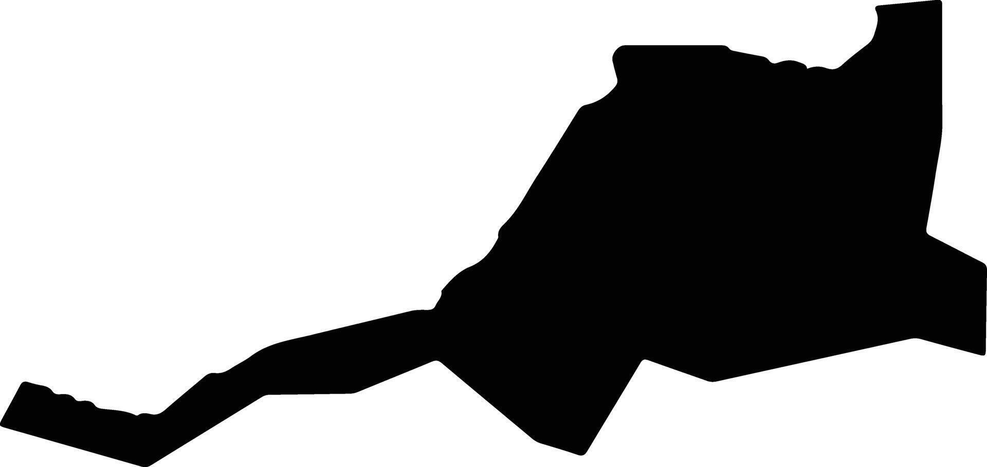 Konak Turkey silhouette map vector