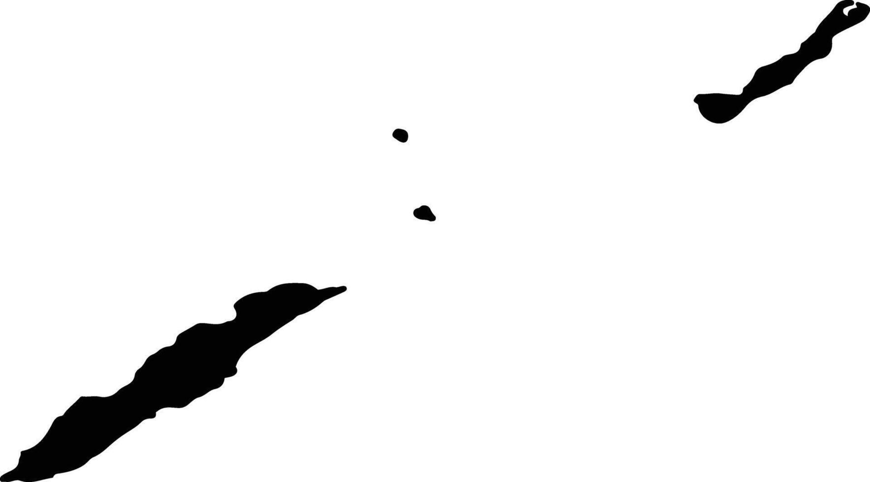 Kurilsky District Russia silhouette map vector