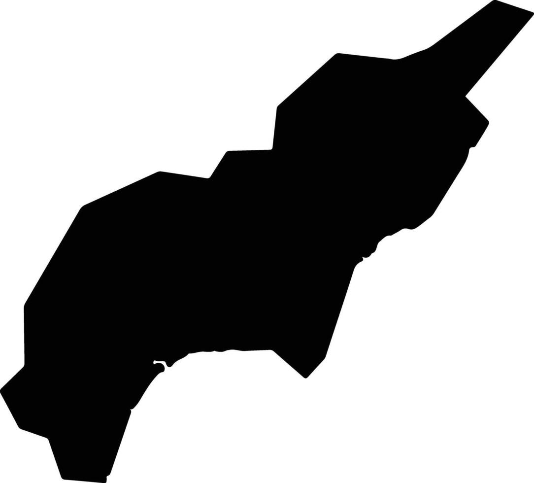 Kuroshio Japan silhouette map vector