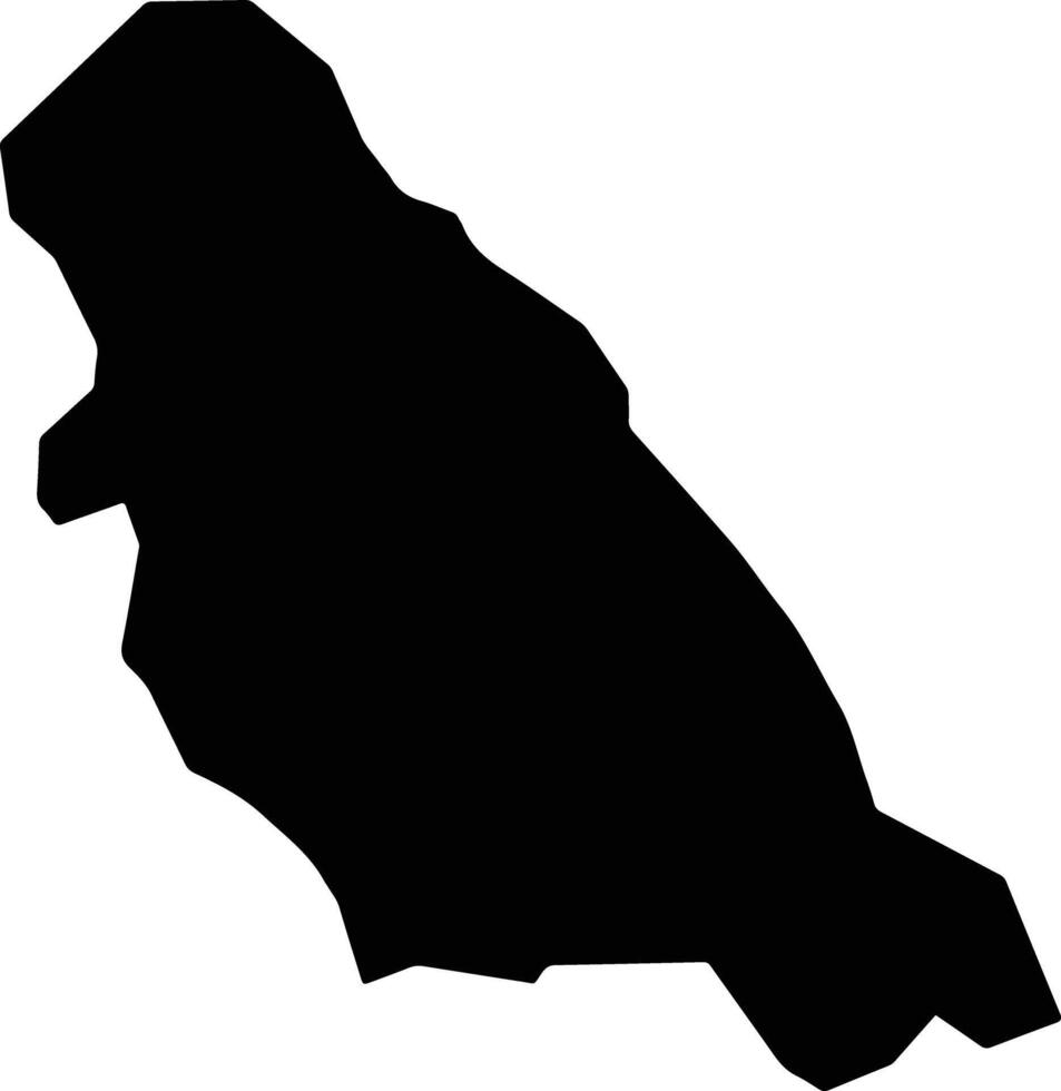 Kusmah Yemen silhouette map vector