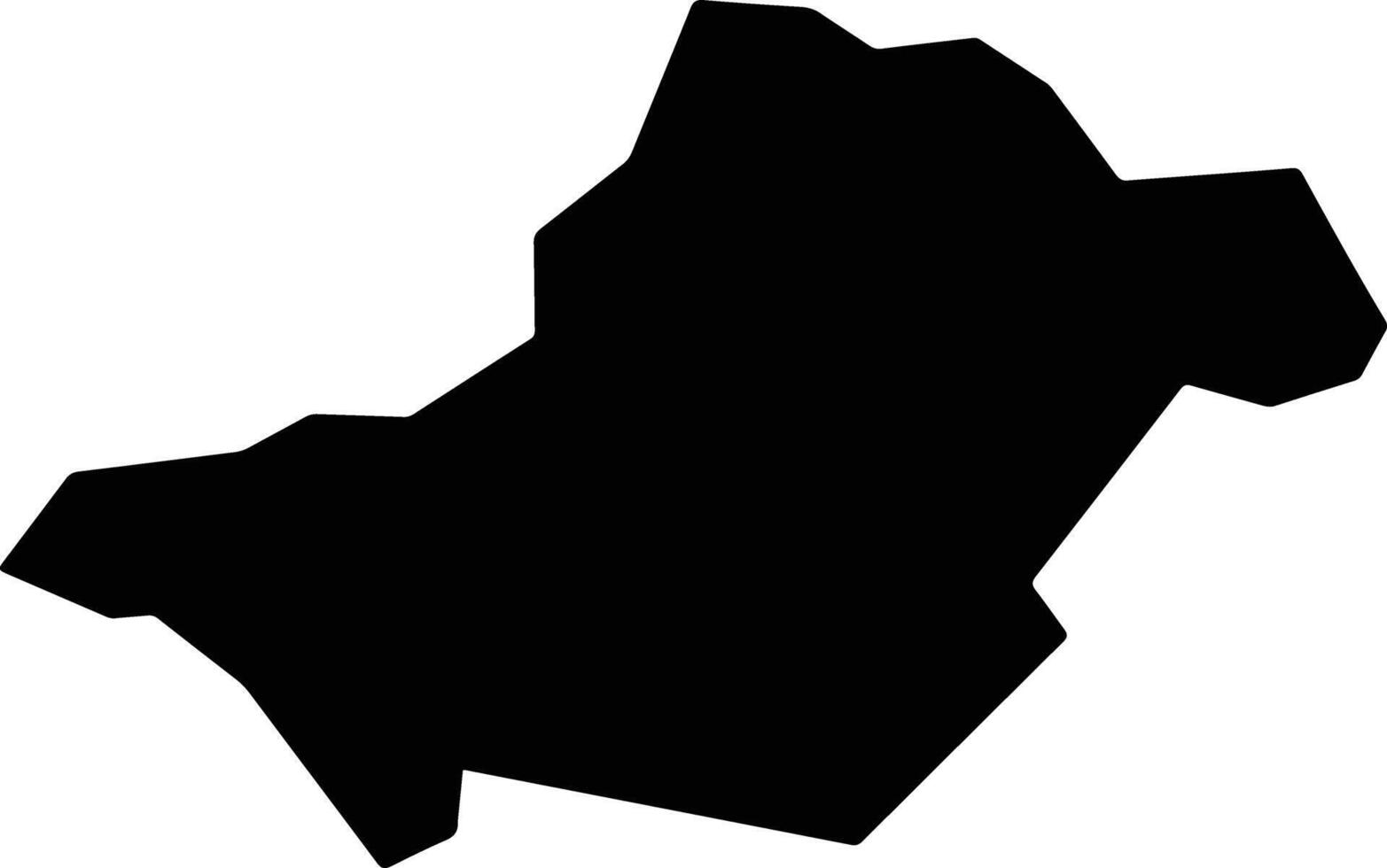 Kutchan Japan silhouette map vector