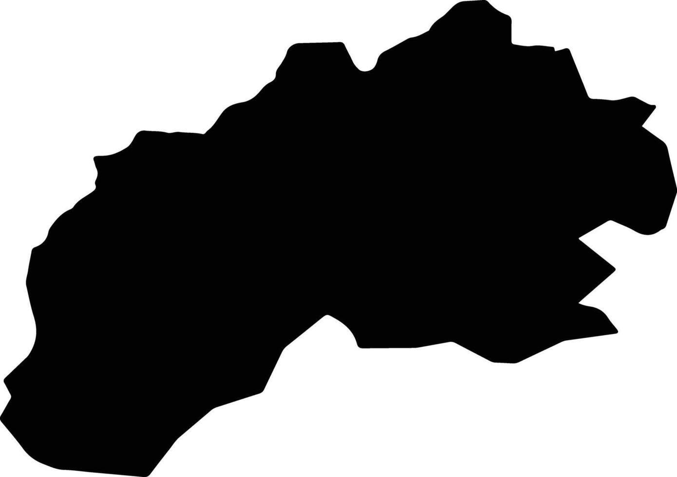 Kuzma Slovenia silhouette map vector