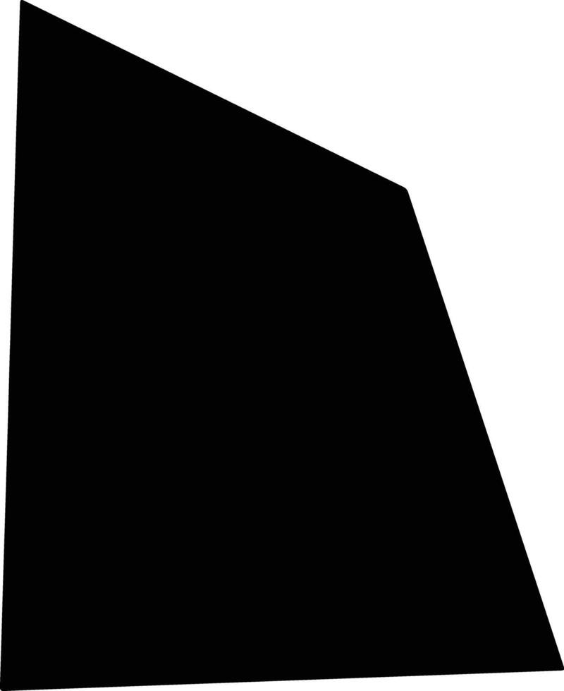 Kwatta Suriname silhouette map vector