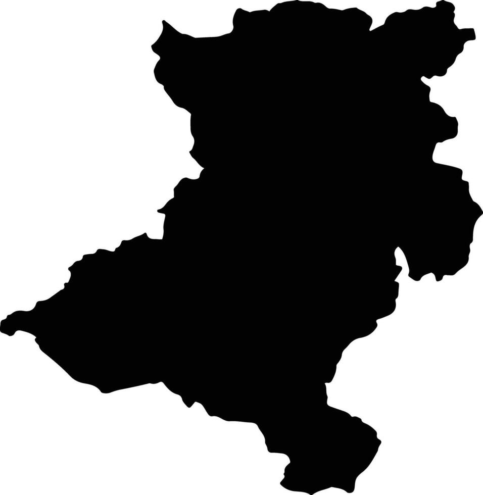 Ky Son Vietnam silhouette map vector