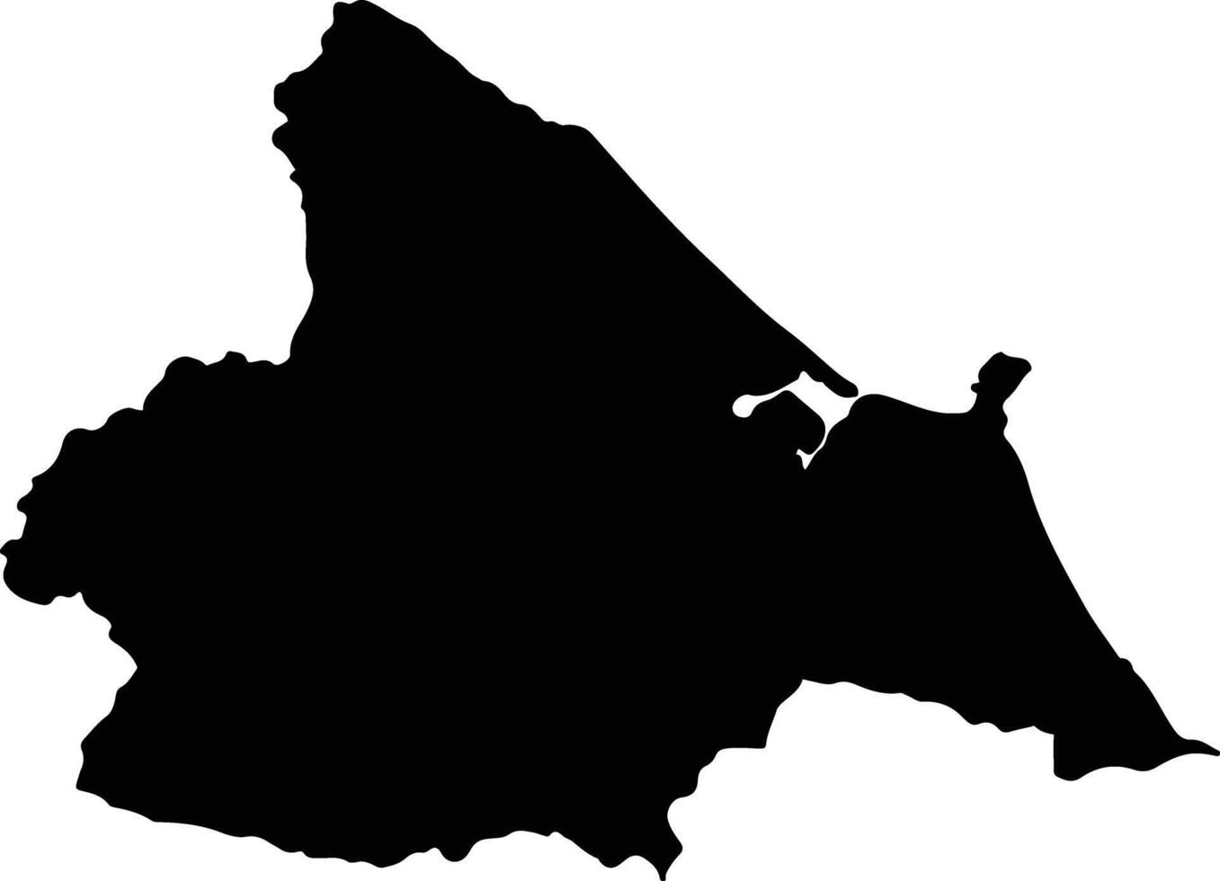 Ky Anh Vietnam silhouette map vector