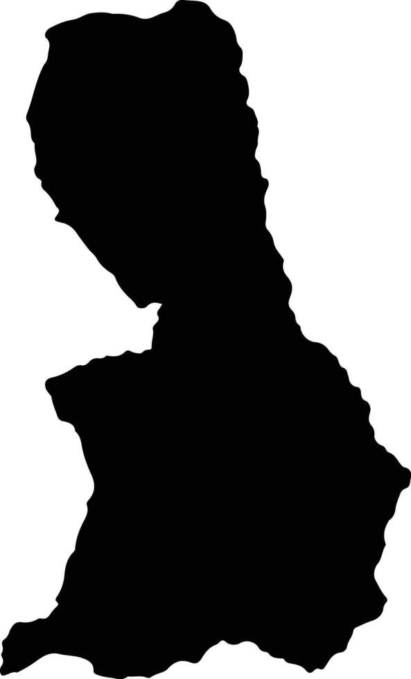 Labateca Colombia silhouette map vector