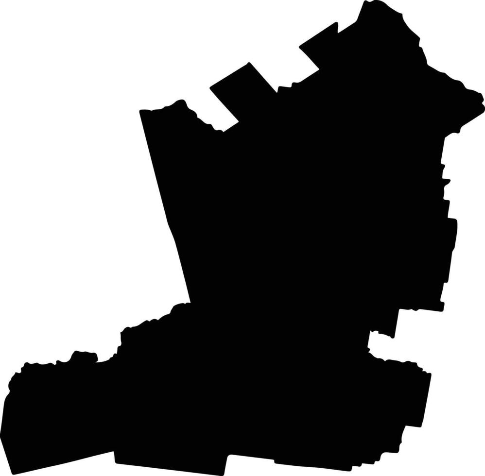 Lachlan Australia silhouette map vector