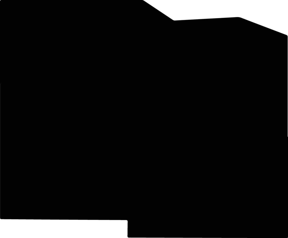 Lafayette United States silhouette map vector