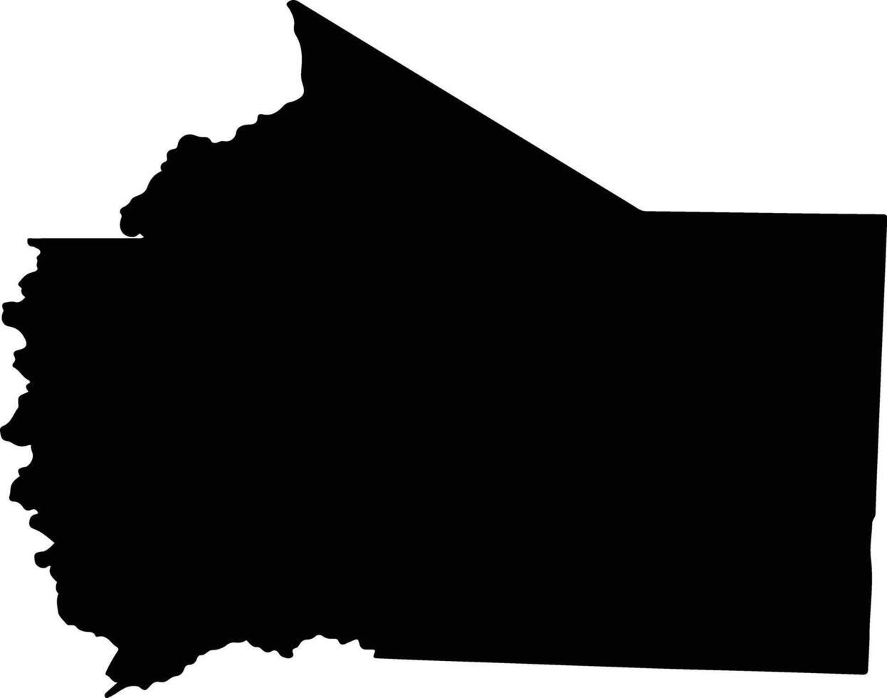 Lago Argentino Argentina silhouette map vector