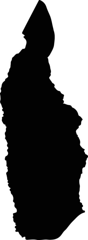 Leonardo Infante Venezuela silhouette map vector
