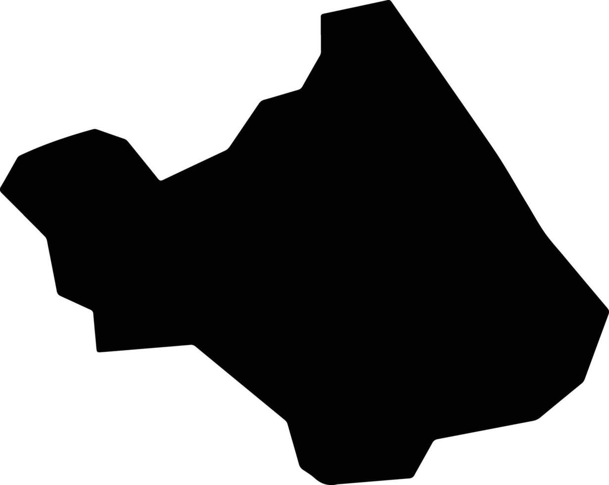 Magdalena Mexico silhouette map vector