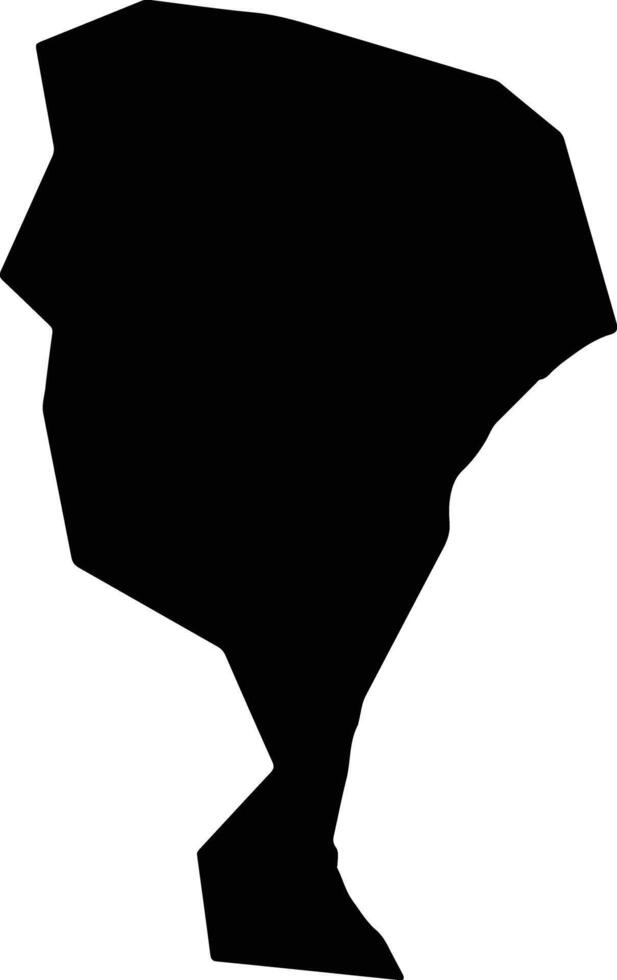 Makinohara Japan silhouette map vector