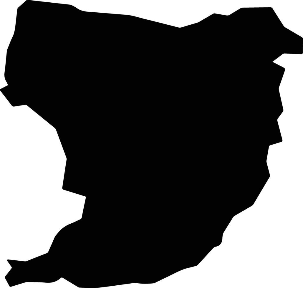 Makole Slovenia silhouette map vector