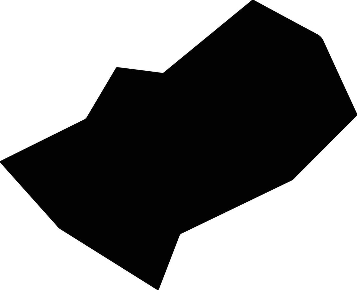 Makrasyka Cyprus silhouette map vector