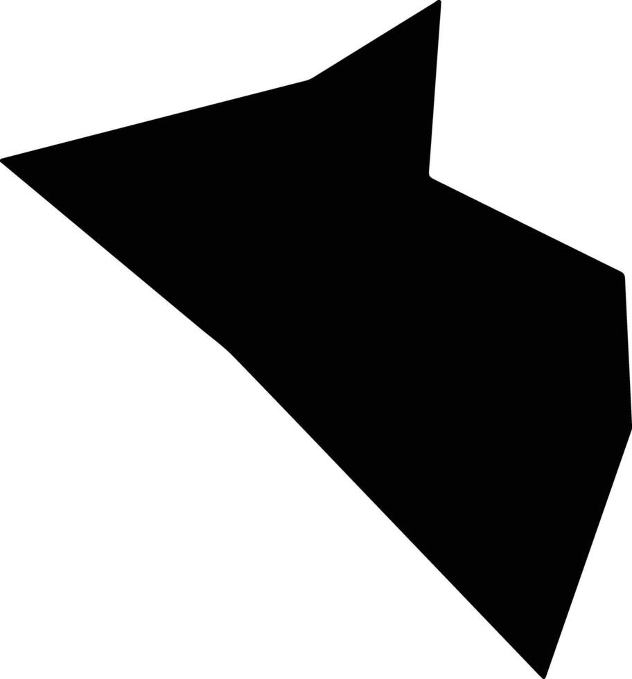 Malhada dos Bois Brazil silhouette map vector