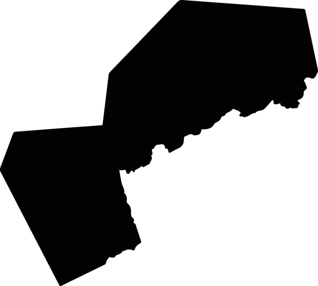 Malipoxian China silhouette map vector