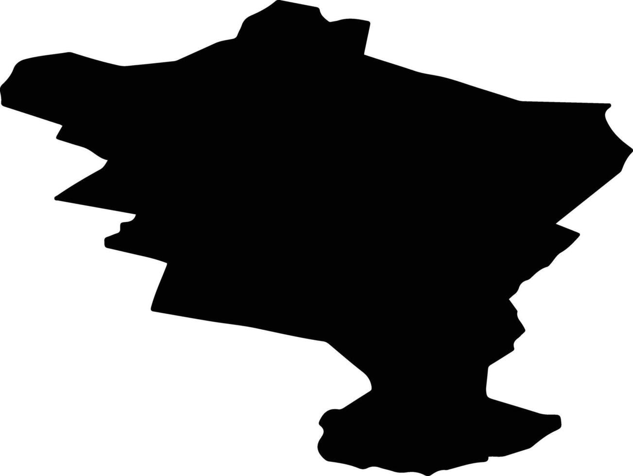 Malienas pag Latvia silhouette map vector