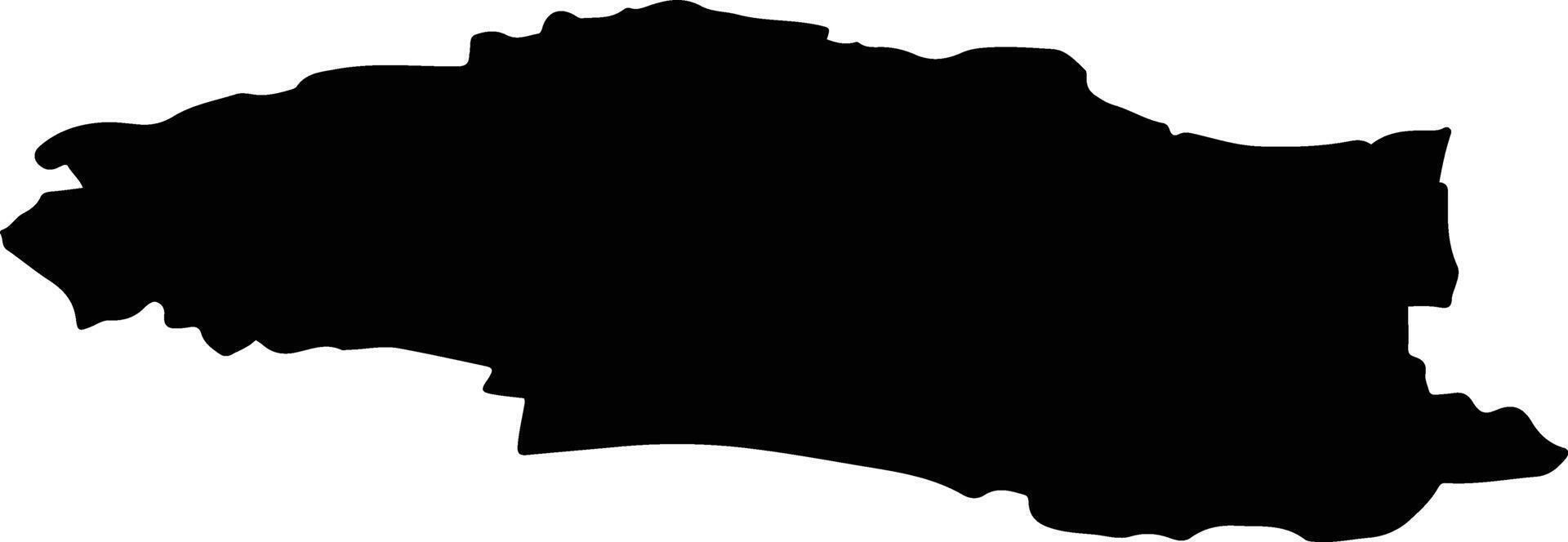 MALIUC Romania silhouette map vector