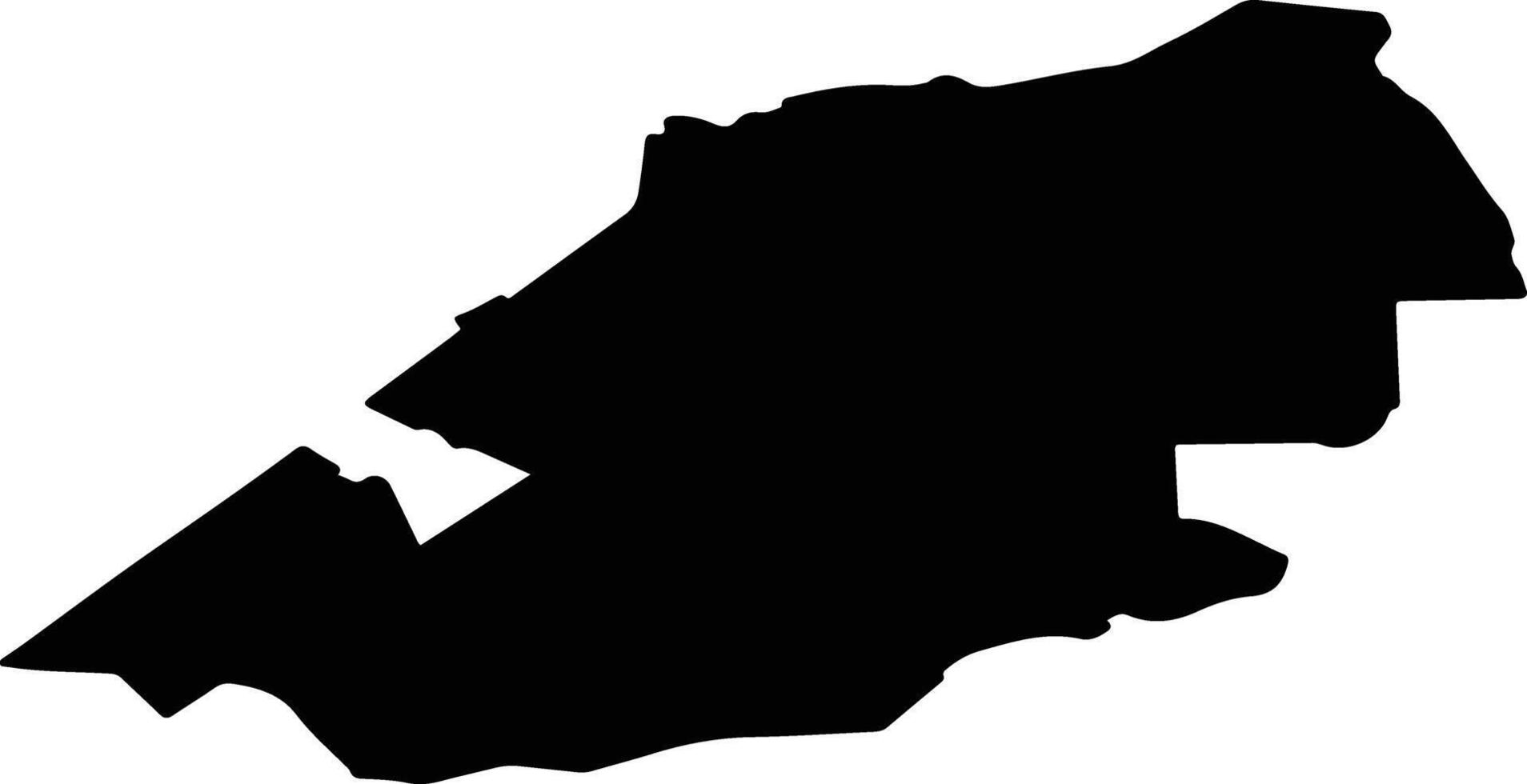 Malnavas pag Latvia silhouette map vector