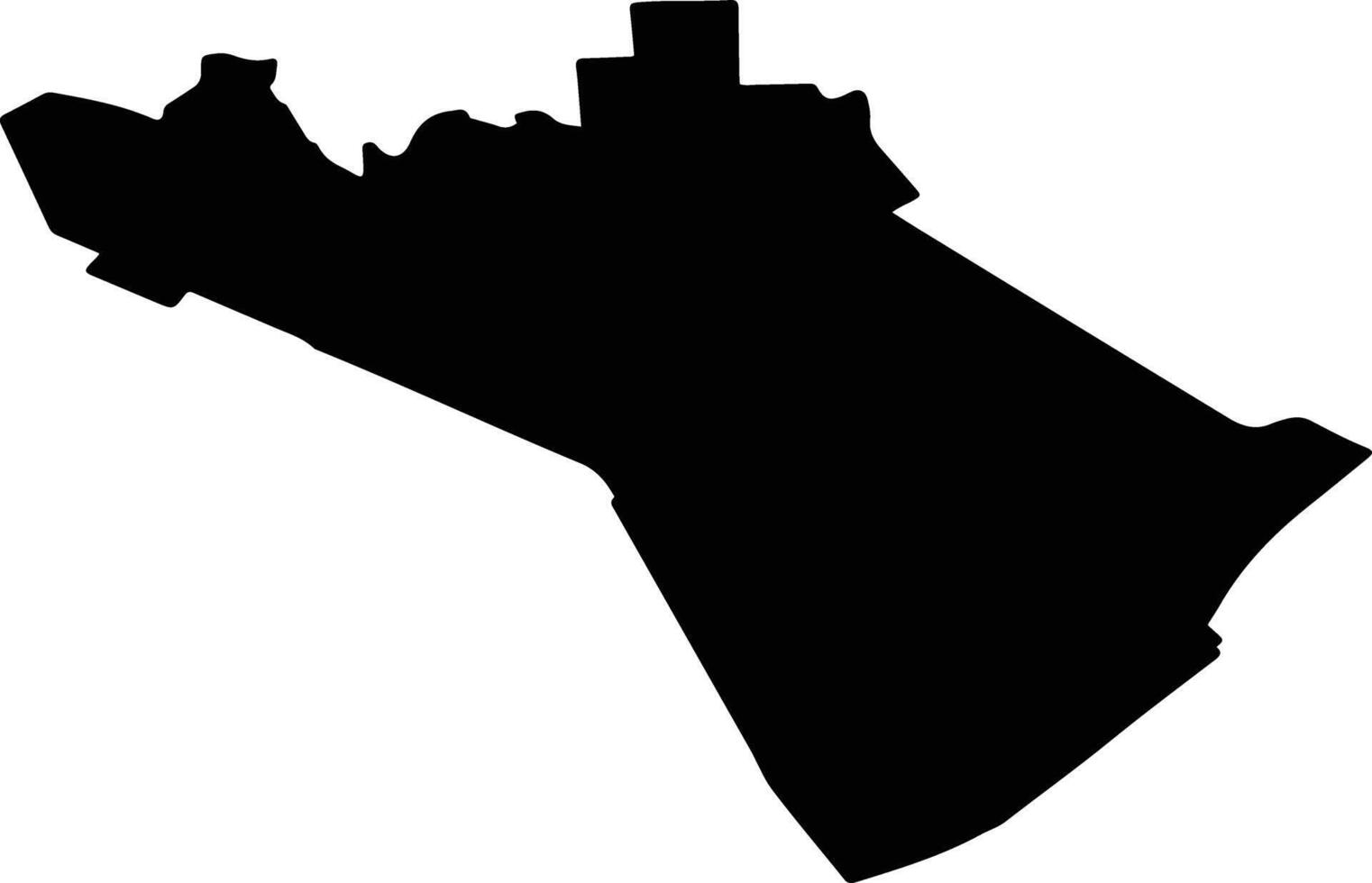 MALU Romania silhouette map vector