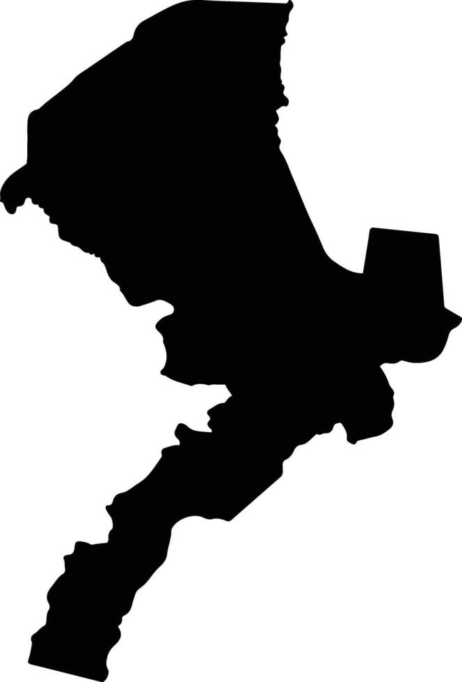 Marcala Honduras silhouette map vector