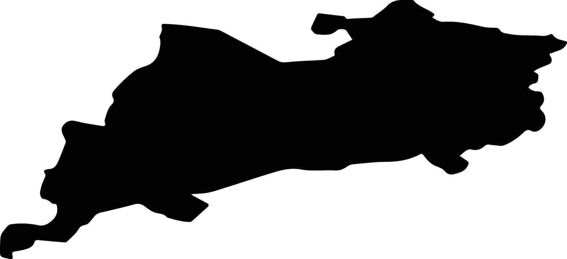 Matkules pag Latvia silhouette map vector