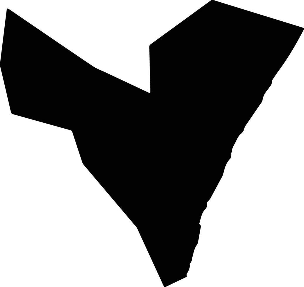 Matinhos Brazil silhouette map vector