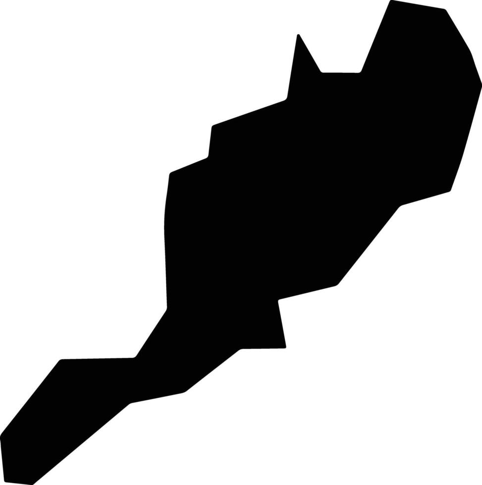 Matozinhos Brazil silhouette map vector