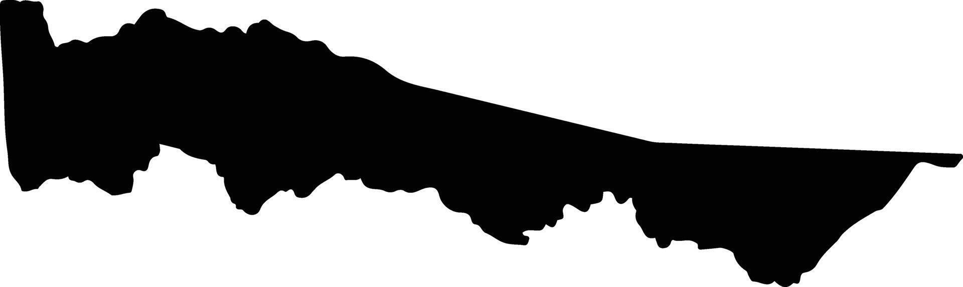 Mauricio Jose Troche Paraguay silhouette map vector