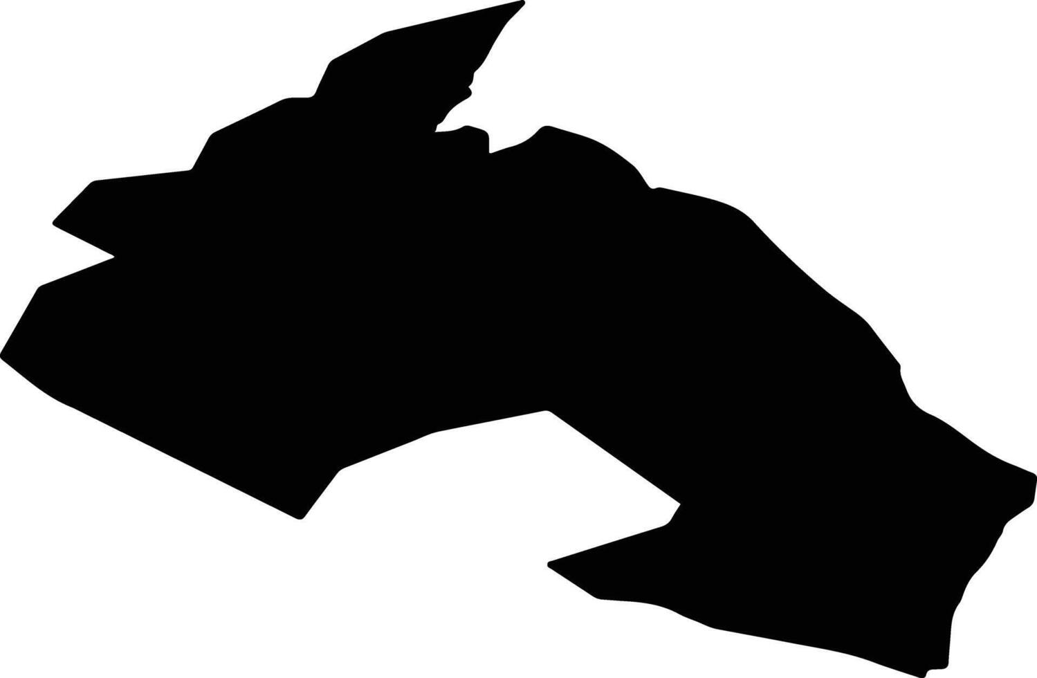 Mauren Liechtenstein silhouette map vector