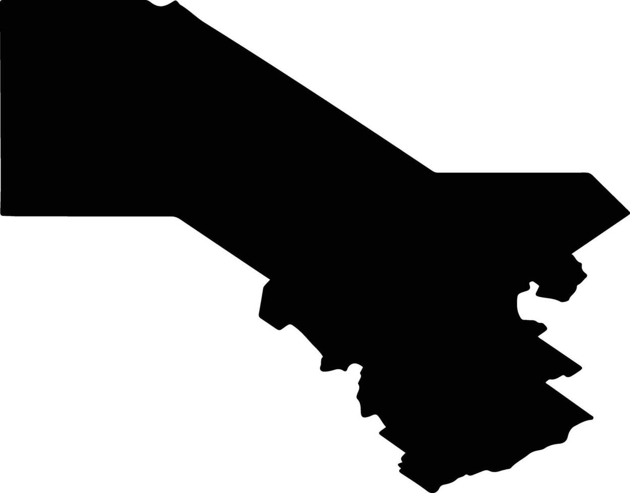 Mauricie Canada silhouette map vector