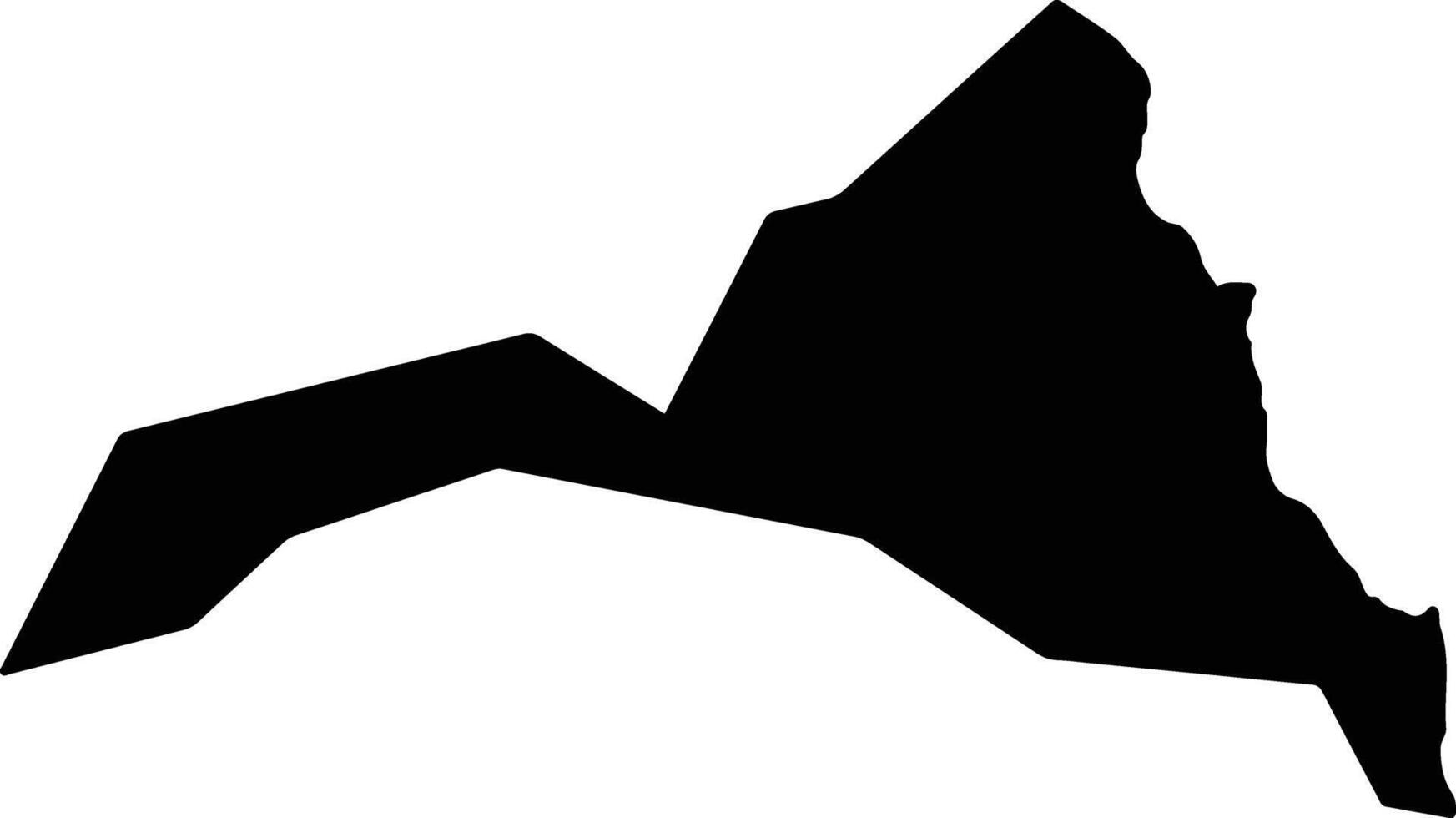 Maxaranguape Brazil silhouette map vector