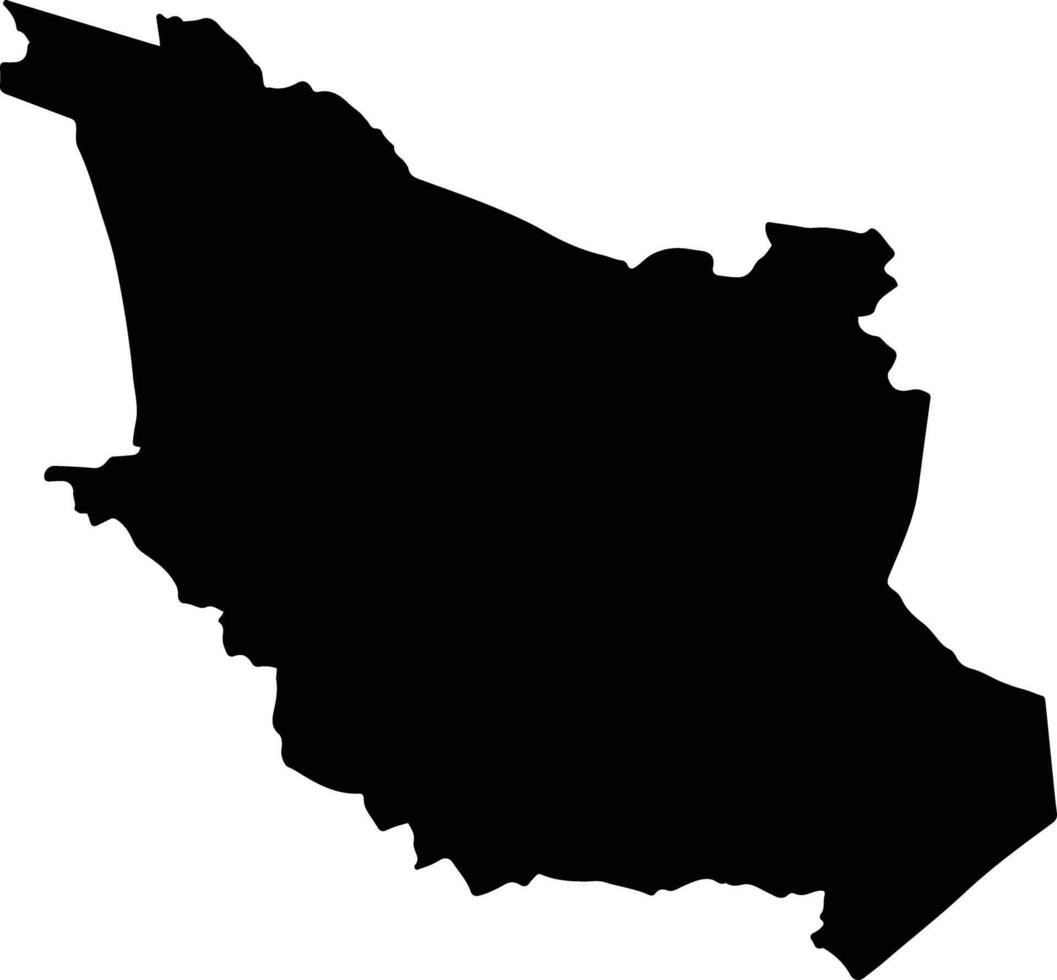 Mazapil Mexico silhouette map vector
