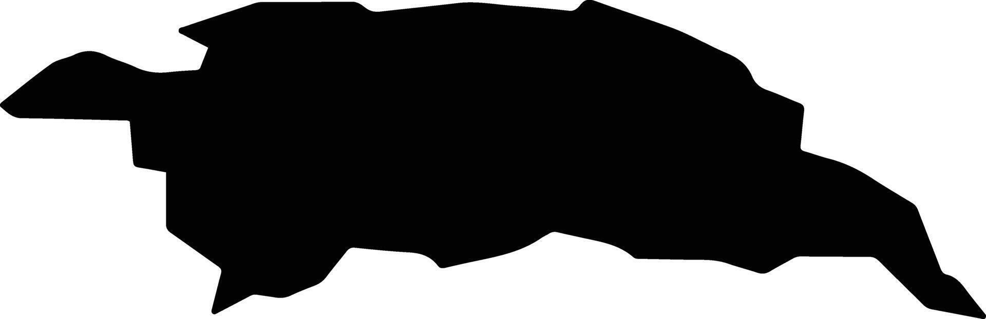 Mazyr Belarus silhouette map vector