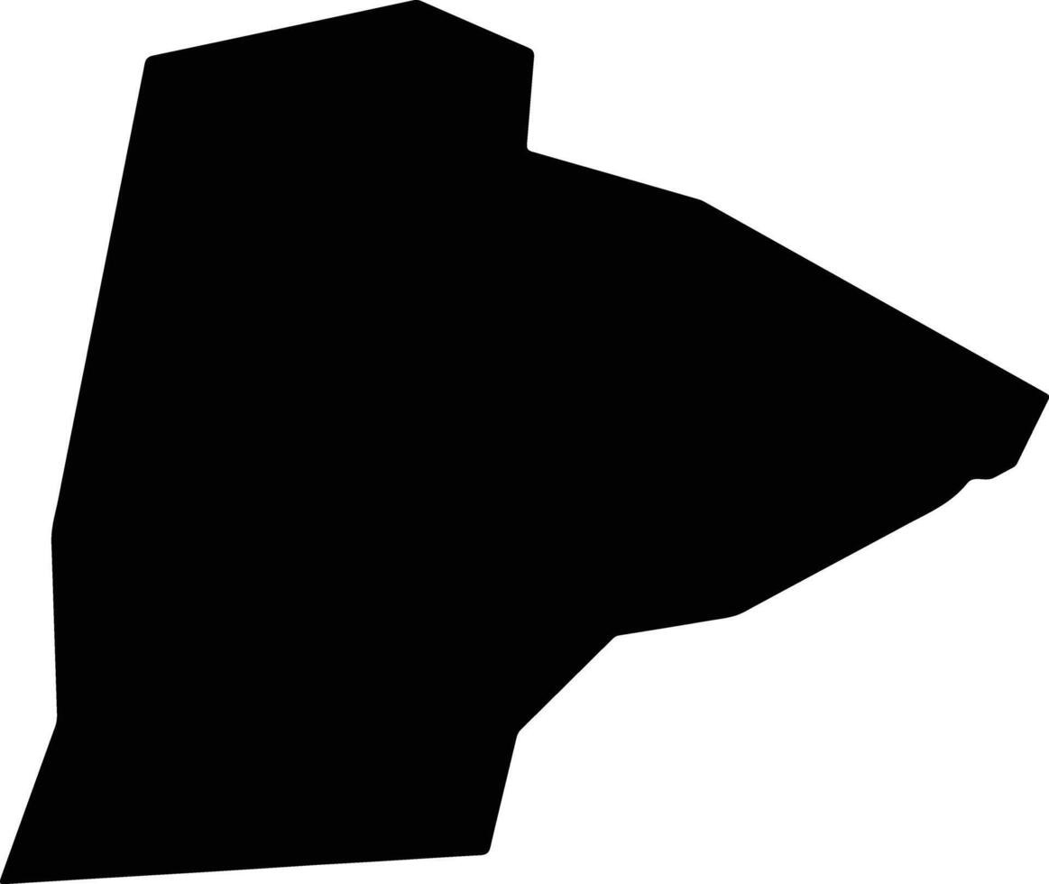 Mazotos Cyprus silhouette map vector