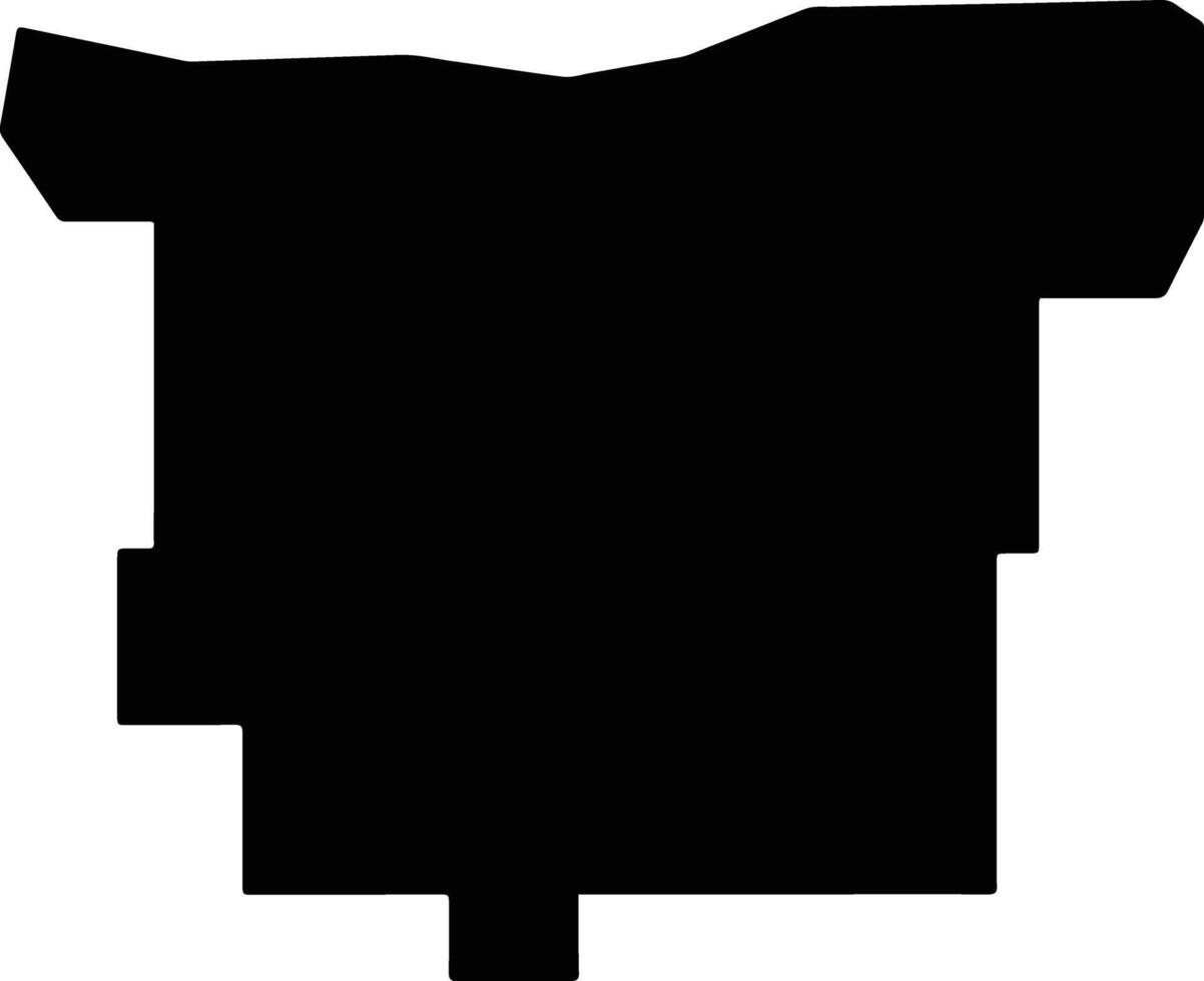 McCone United States silhouette map vector