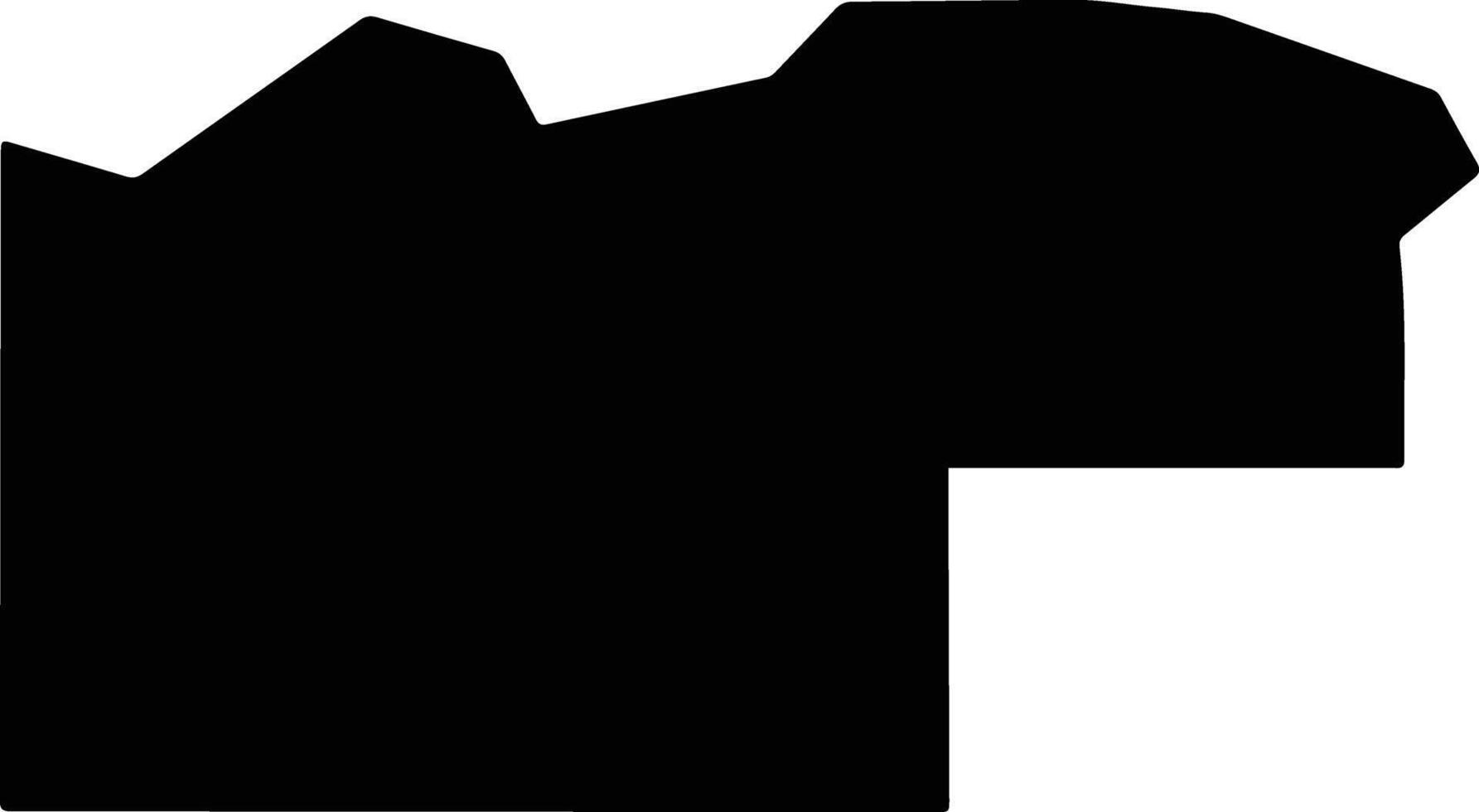 McKenzie United States silhouette map vector