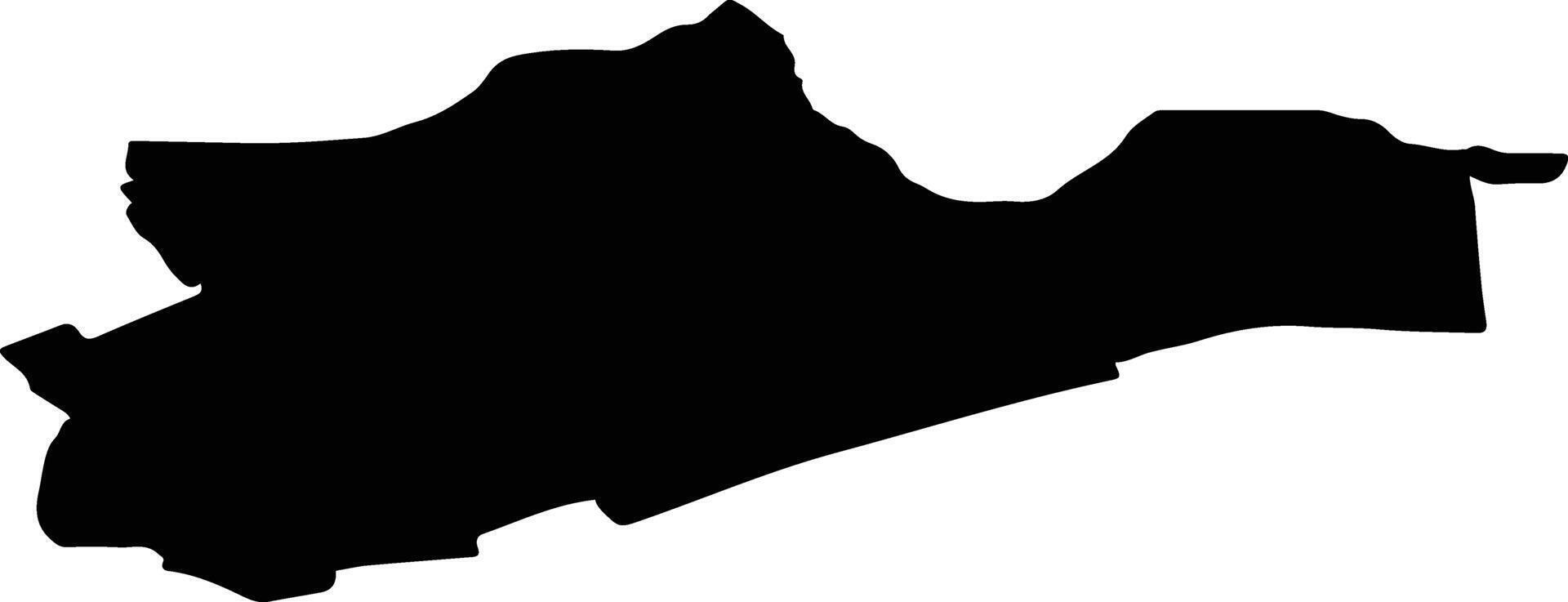 Medemblik Netherlands silhouette map vector