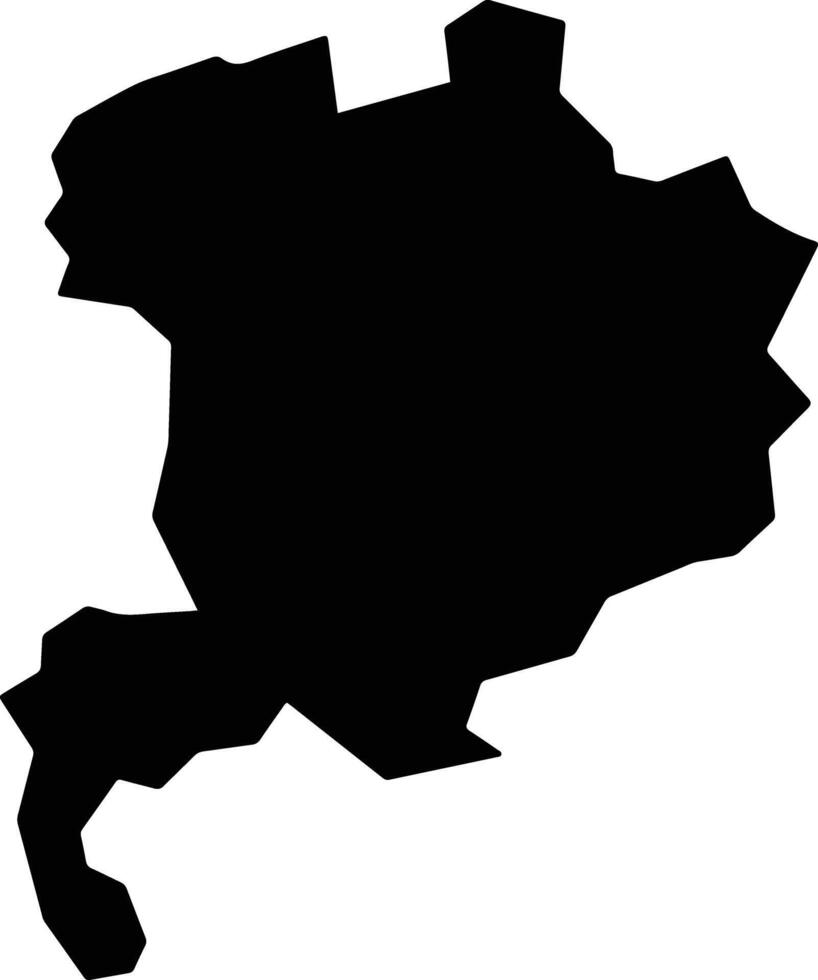 Medina Brazil silhouette map vector