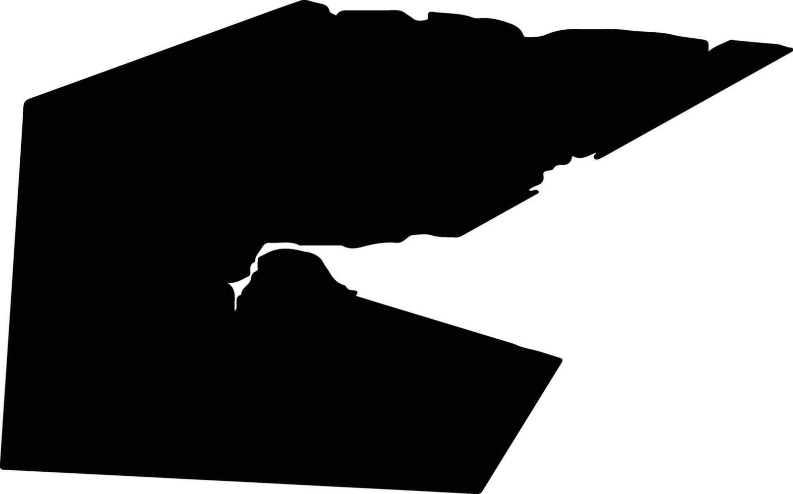 Medway United Kingdom silhouette map vector
