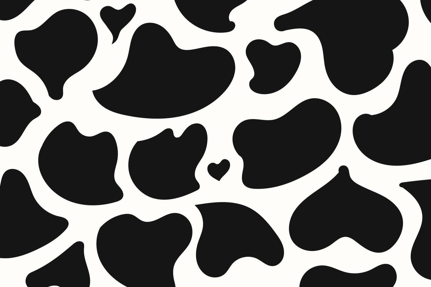 Seamless cow pattern background. hand drawn seamless pattern. cow pattern background for fabric design, textile print, wrapping paper, cover. illustration. vector