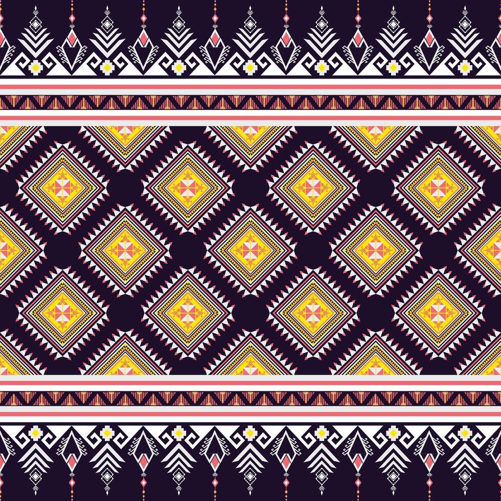 Vintage abstract geometric ethnic pattern for cloth, textile, fabric vector